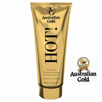 Australian Gold HOT Lotion Maximum Tanning Intensifier. 8.5oz.